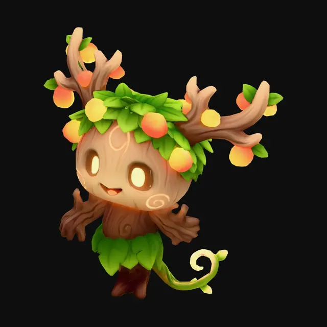 3D model for Peachlight Forest Sprite