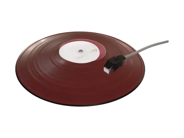Crimson Groove - Album 3D model, vytvořený pomocí AI
