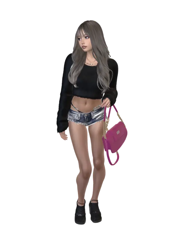 3D model for Gray Goddess in Denim