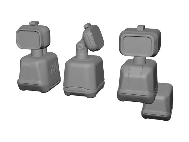3D model for SAARTHI ROBOT V1 3D CAD – DIMENSIONS (MM)