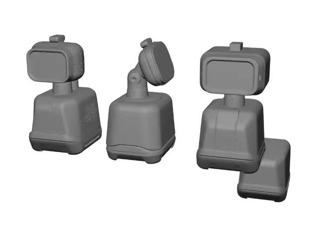 3D model for SAARTHI ROBOT V1 3D CAD – DIMENSIONS (MM)