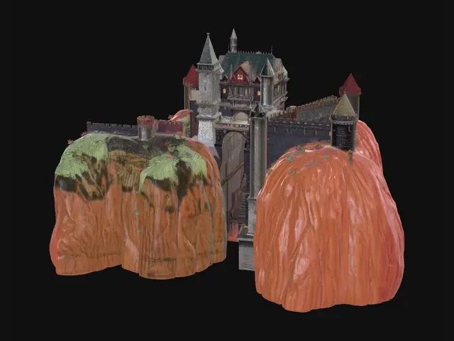 3D model for Stadtor mit hängebrücke