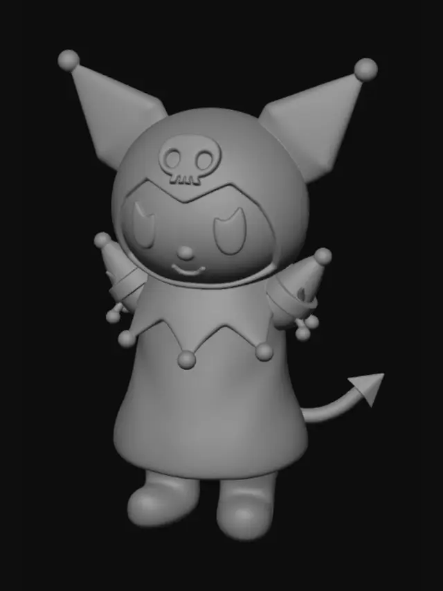3D model for Panda Demon Girl