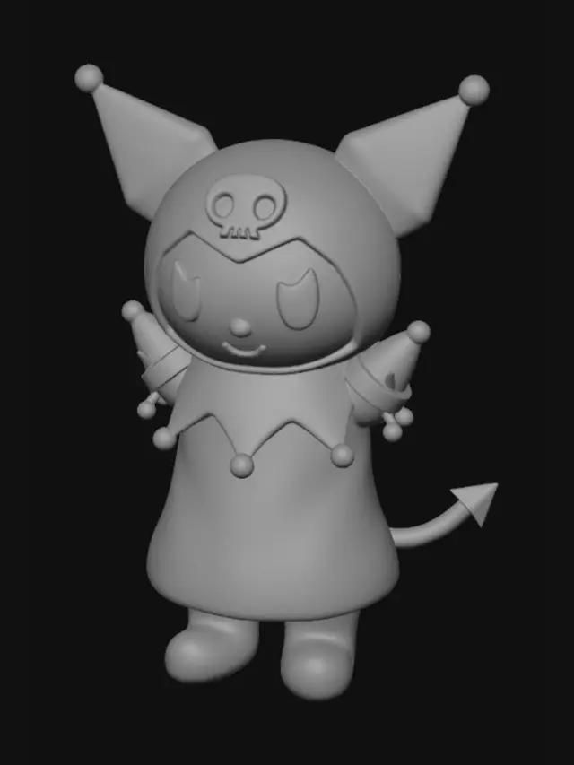 3D model for Panda Demon Girl
