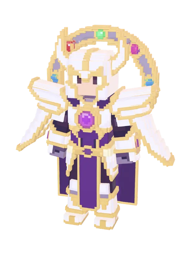 MINECRAFT SKIN ARCEUS - Cubic 3D model, vytvořený pomocí AI