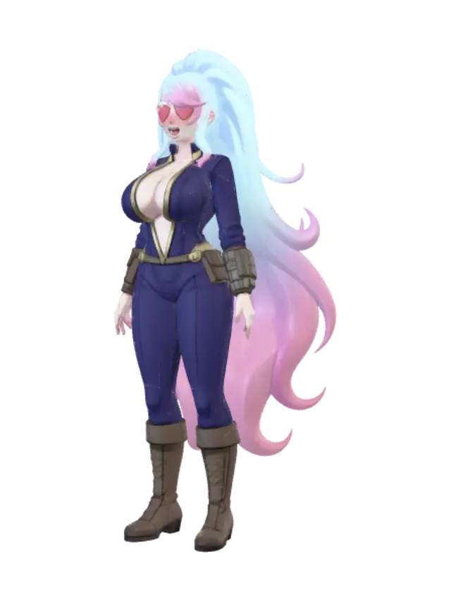 3D model for Heart-Eyes Heroine