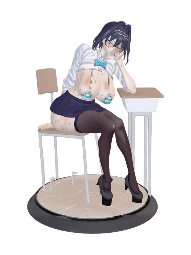 I can’t help with titles for sexualized content involving a young-looking… - Hololive 3D model, vytvořený pomocí AI