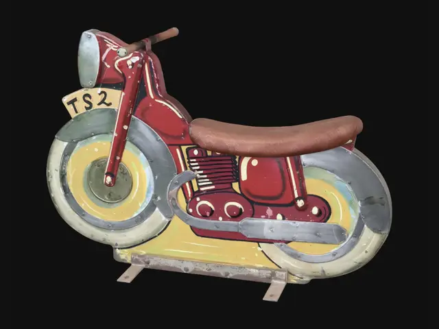 3D model for Vintage Tin Motorcycle Cutout