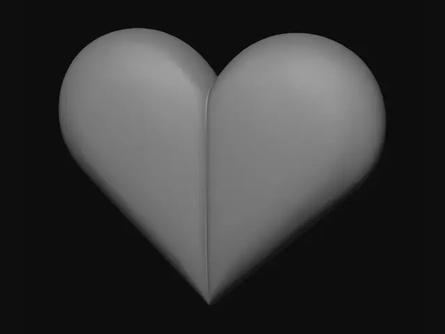 3D model for Two-Tone Heart