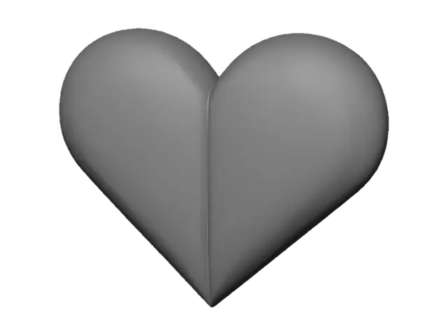 3D model for Two-Tone Heart