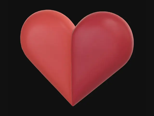 3D model for Two-Tone Heart