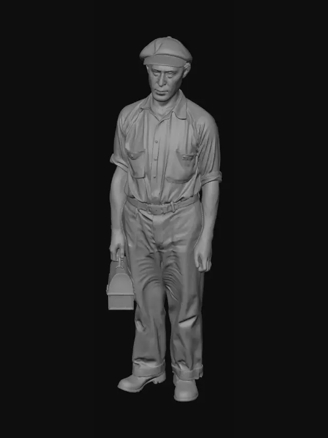 3D model for Blue-Collar Lunch Break