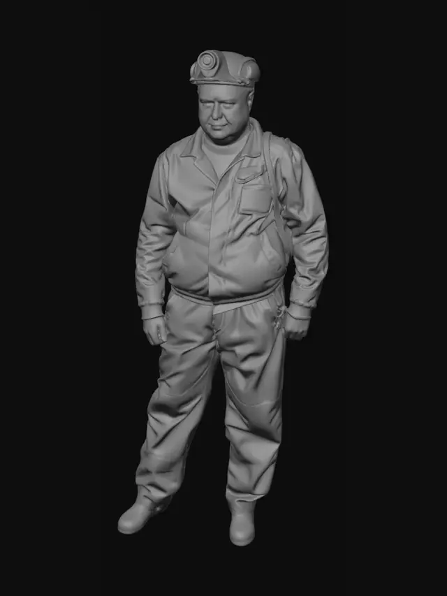 3D model for High-Visibility Safety Worker