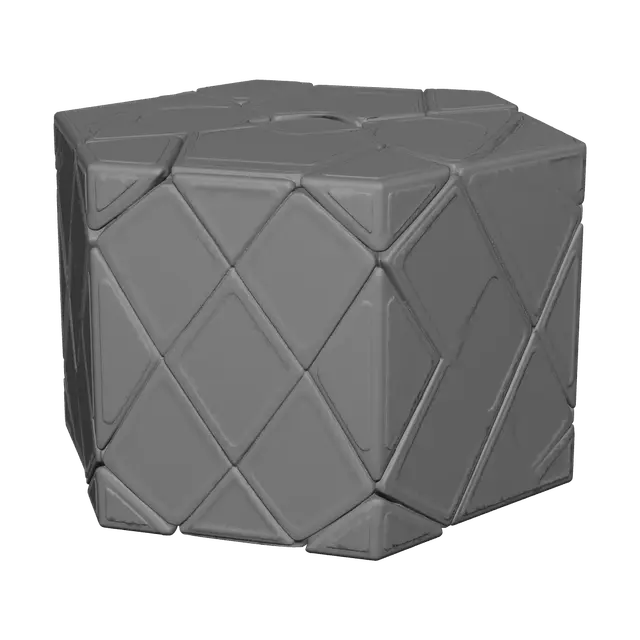 3D model for Hexagonal Prism