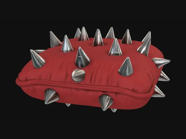 3D model for Spiked Velvet Pillow