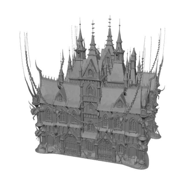 3D model for Skullspire Cathedral