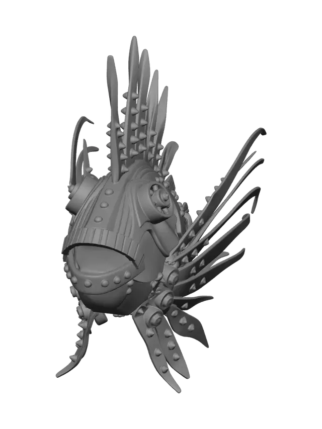 3D model for Stylized Lionfish