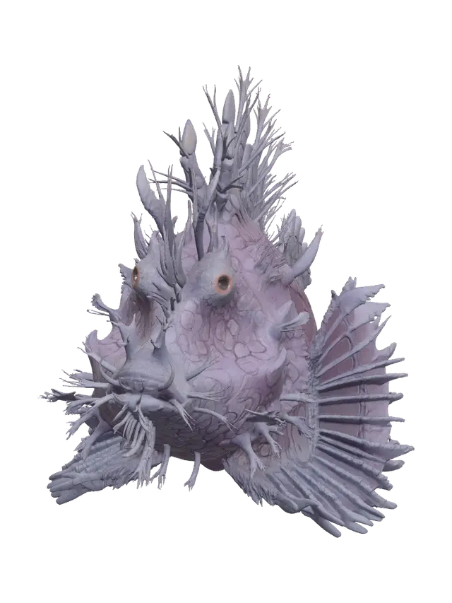 3D model for Low-Poly Lionfish