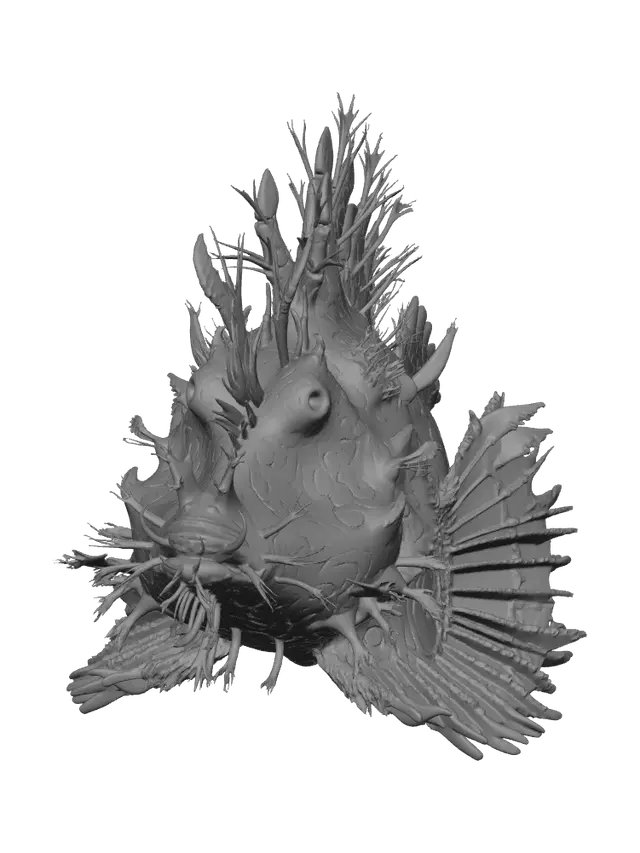 3D model for Low-Poly Lionfish