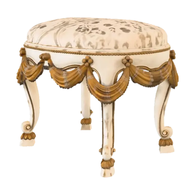 Stool - Vanity 3D model, vytvořený pomocí AI