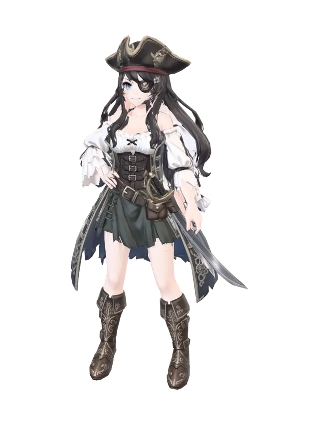 3D model for Captain Aria Blackwatch