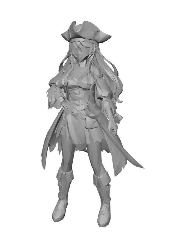3D model for Captain Aria Blackwatch