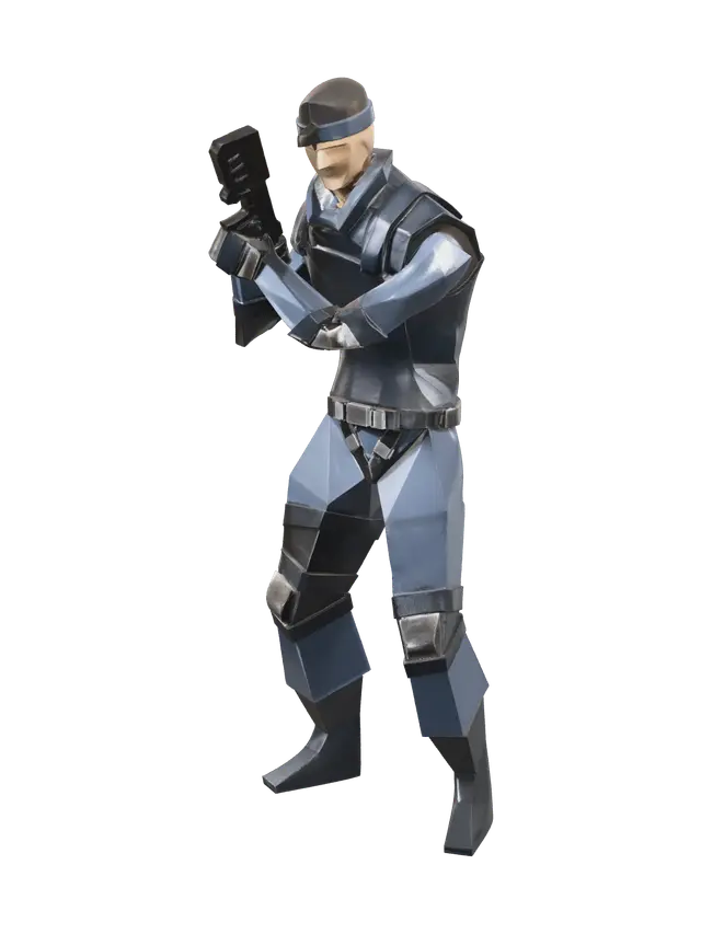 3D model for Realistic Ps1 Character
