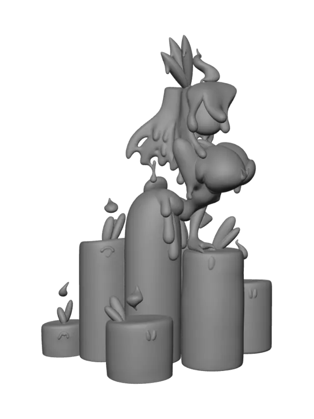 3D model for Inkfall Among the Monoliths