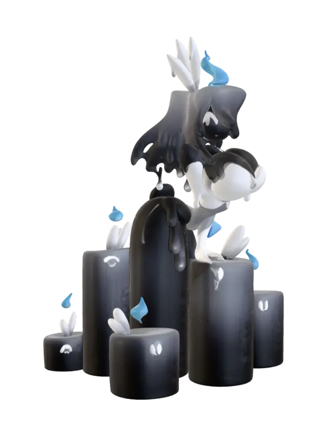 3D model for Inkfall Among the Monoliths