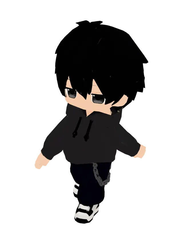3D model for Midnight Hoodie