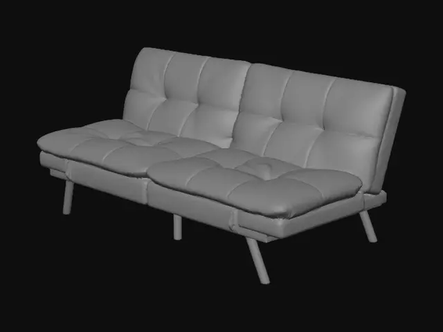 3D model for Brown Futon