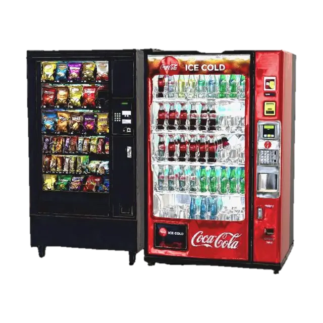 Snack and Soda Vending Machines 3D model, vytvořený pomocí AI