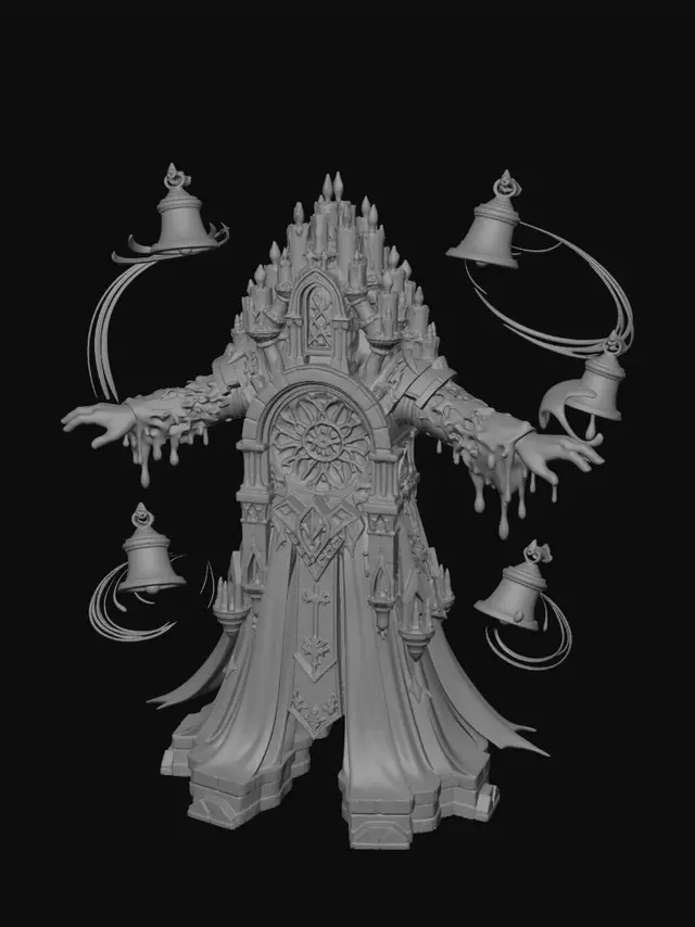 3D model for Gilded Cathedral Sentinel