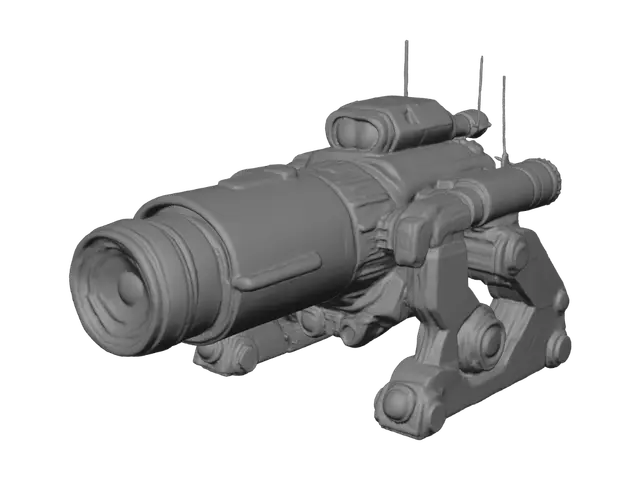 3D model for Aurora Siege Cannon