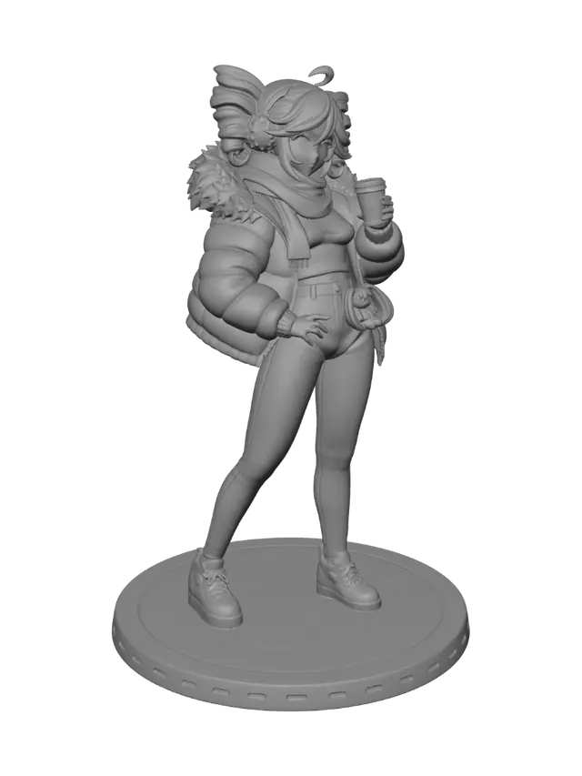 3D model for Winter Latte