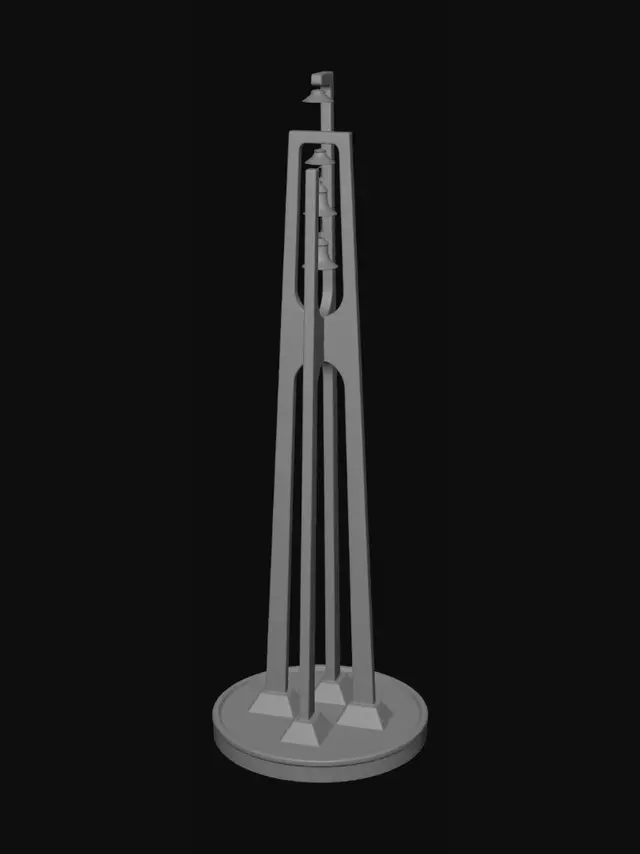 3D model for Three-Bell Tower