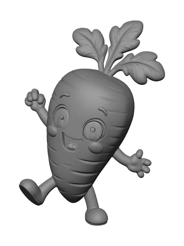 3D model for Cheerful Carrot