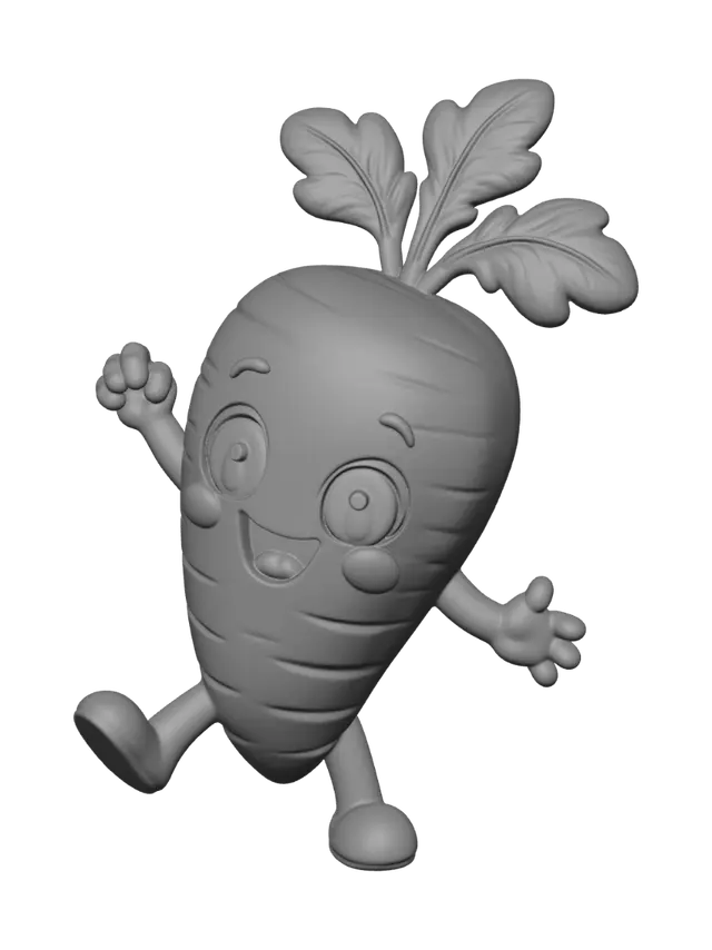 3D model for Cheerful Carrot