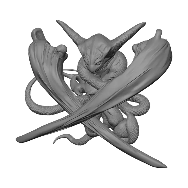 3D model for Emerald Crossed Blades