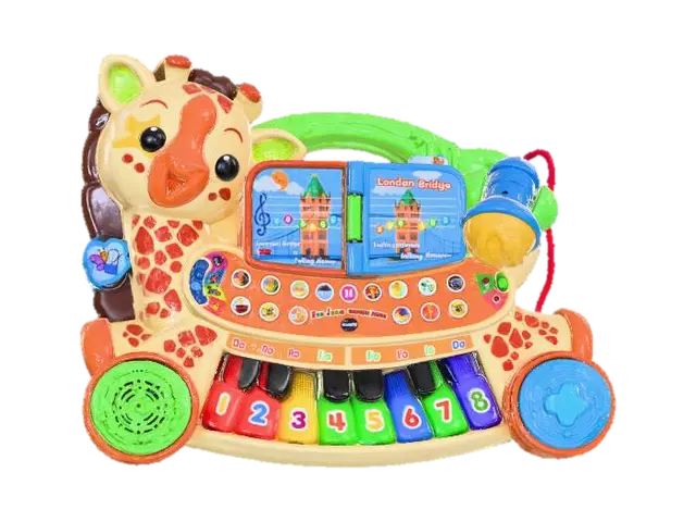Giraffe Musical Toy - Playtime 3D model, AI generated