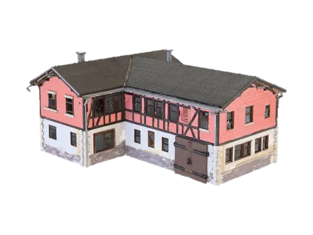 Country Cottage Model 3D model, vytvořený pomocí AI