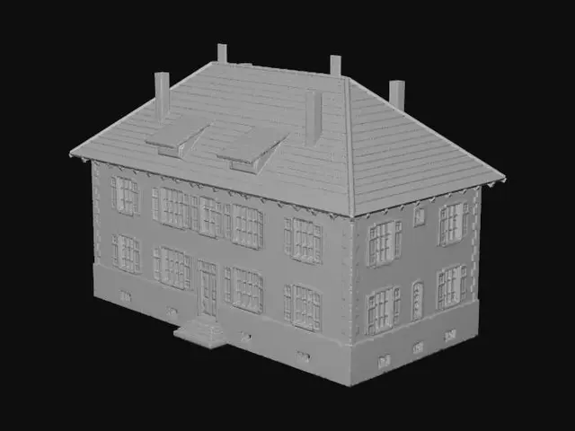3D model for European Yellow Villa