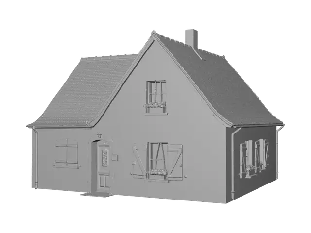 3D model for Sunlit Cottage