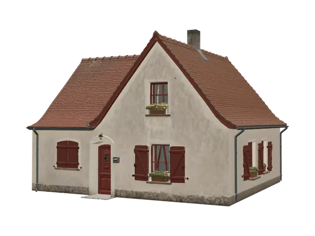 3D model for Sunlit Cottage
