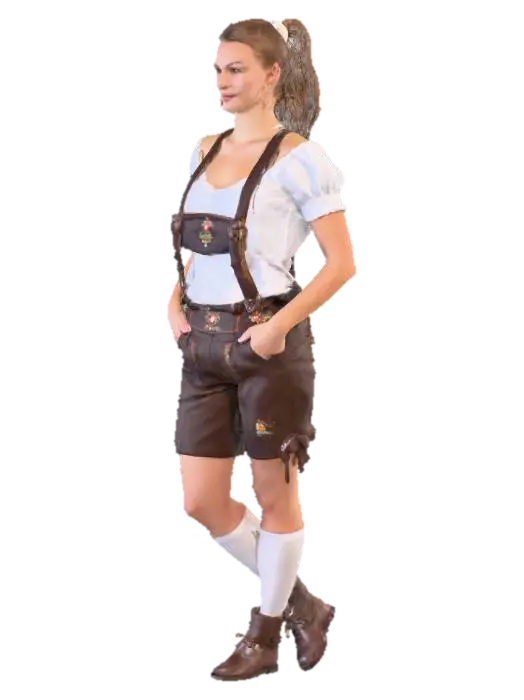 Bavarian Outfit - German 3D model, vytvořený pomocí AI