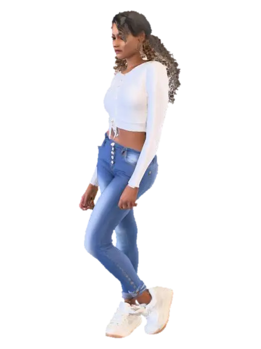 Casual Chic 3D model, vytvořený pomocí AI
