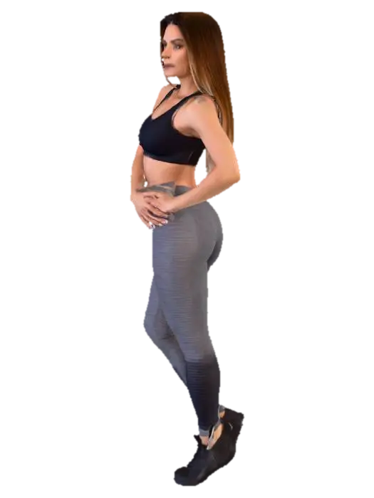 Woman Fitness Pose - Yoga 3D model, vytvořený pomocí AI