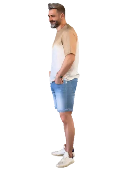 Man casual outfit - Streetwear 3D model, vytvořený pomocí AI