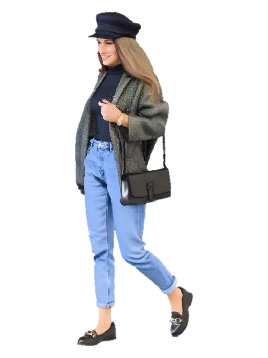 autumn fashion - Trendy 3D model, vytvořený pomocí AI