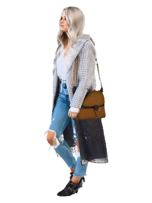 woman autumn walking - Park 3D model, vytvořený pomocí AI